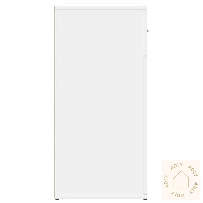 Skjenker 2 Stk Hvit 79X38X80 Cm Konstruert Tre