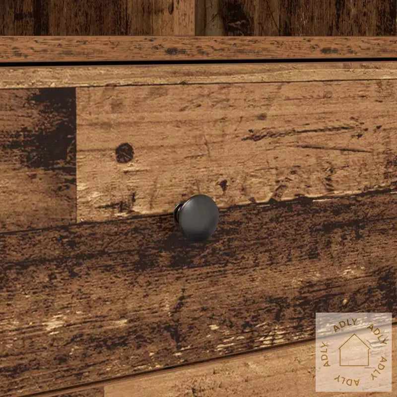 Skrivebord Med Lagring Gammel Tre Sponplate