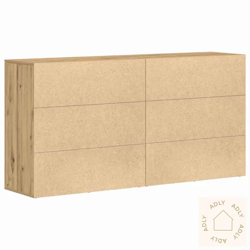 Skap 2 Stk Artisan Eik 79X38X80 Cm Konstruert Tre