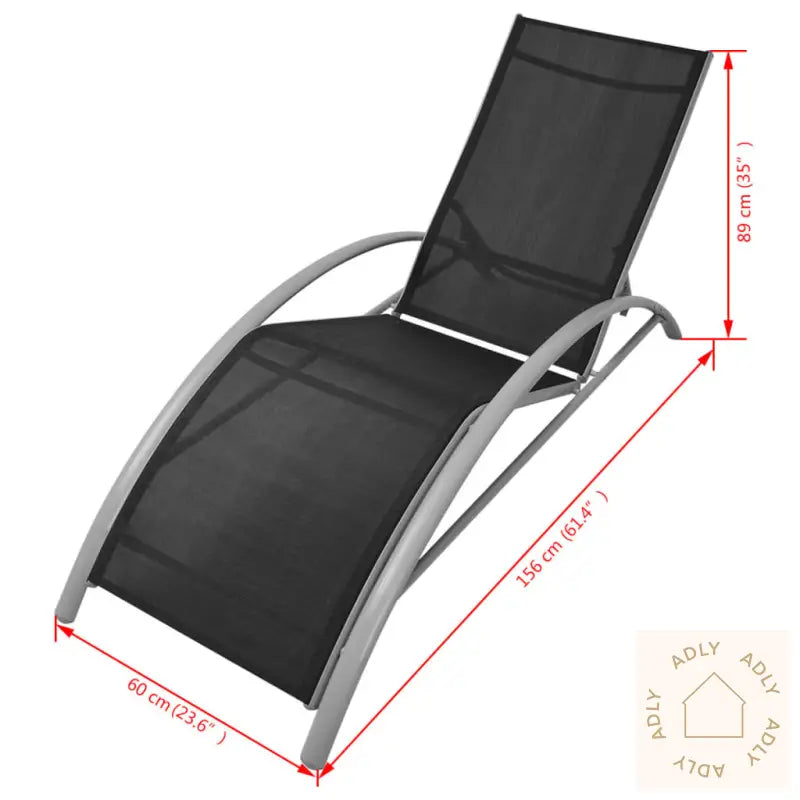 Solseng Aluminium Svart