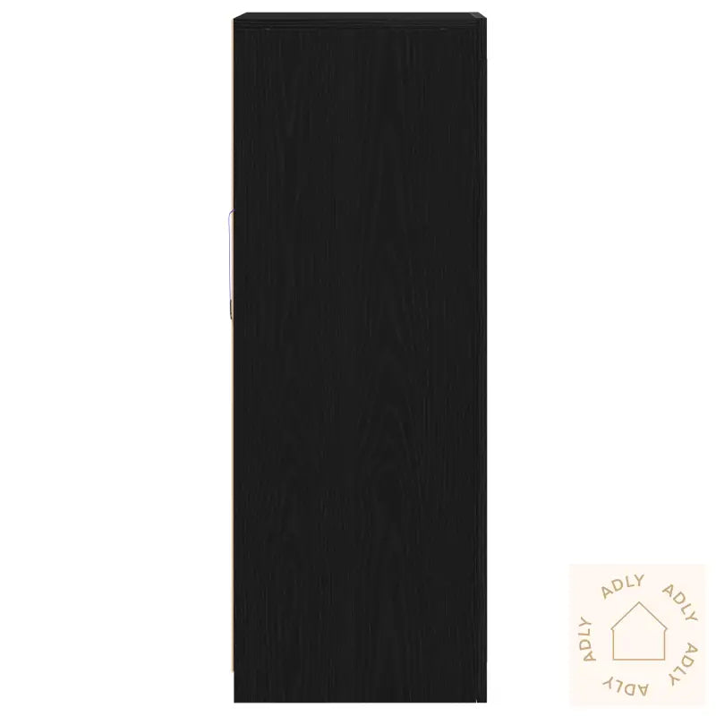 Skap Med Led Lys Svart Eik 41X37X100 Cm