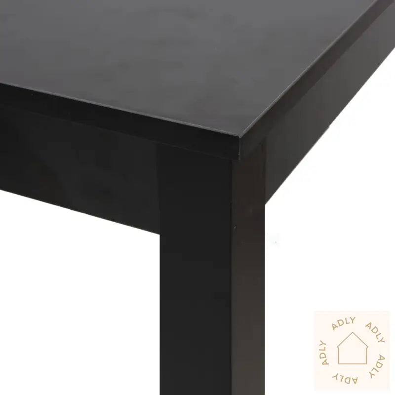 Barbord Mdf Svart 115X55X107 Cm