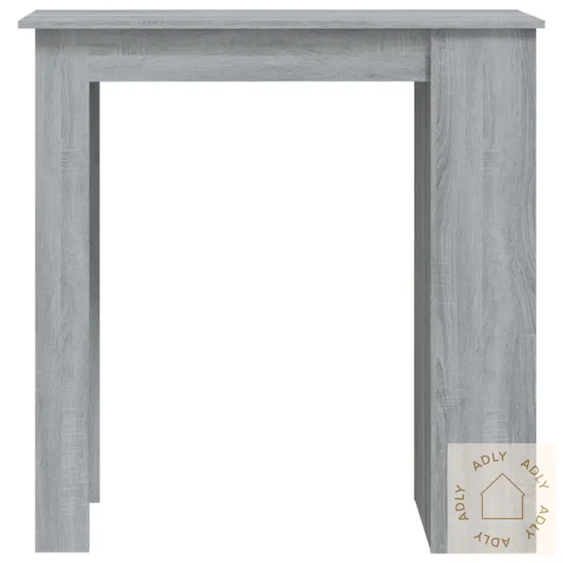 Barbord Med Stativ Grå Sonoma 102X50X103,5 Cm Konstruert Tre