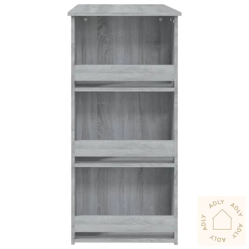 Barbord Med Stativ Grå Sonoma 102X50X103,5 Cm Konstruert Tre