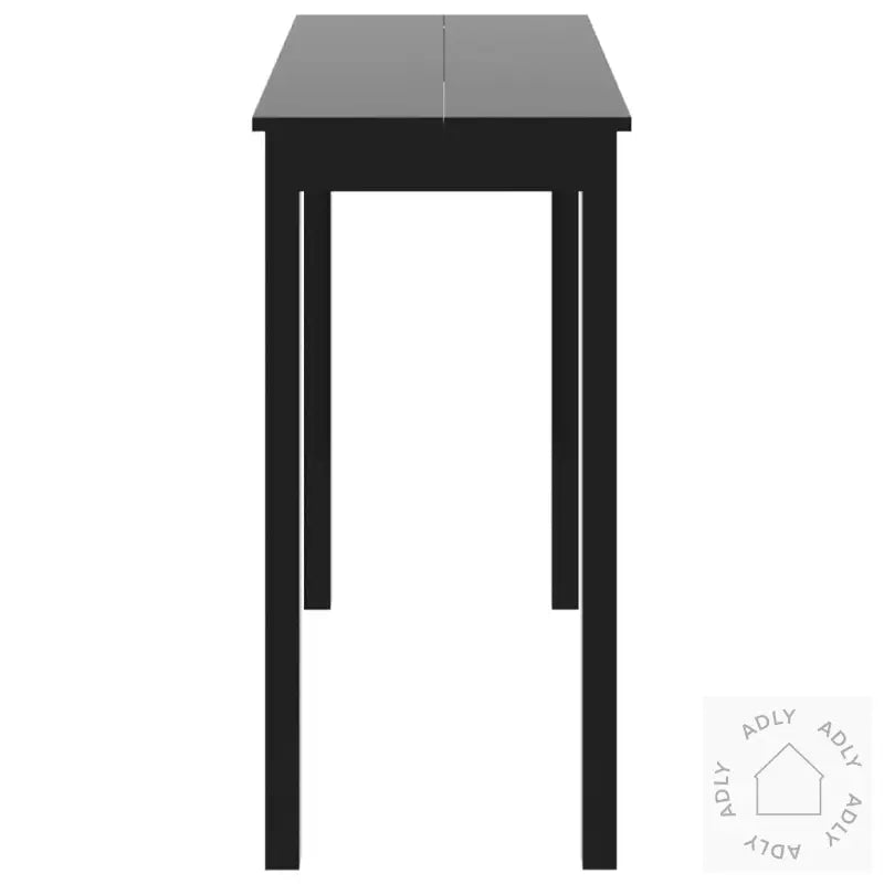 Barbord Mdf Svart 115X55X107 Cm