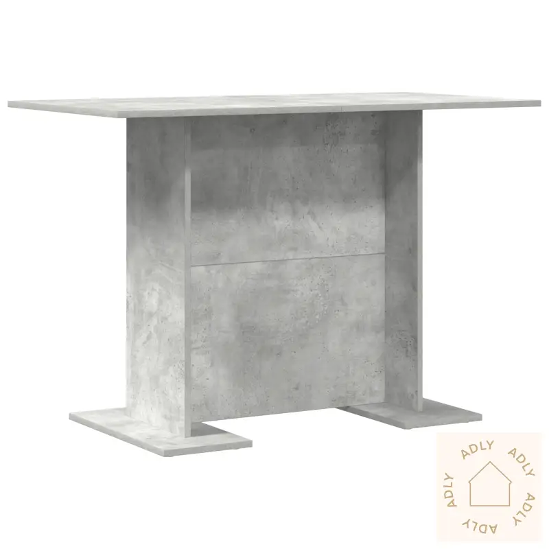 Spisebord Betonggrå 110X60X75 Cm Konstruert Tre