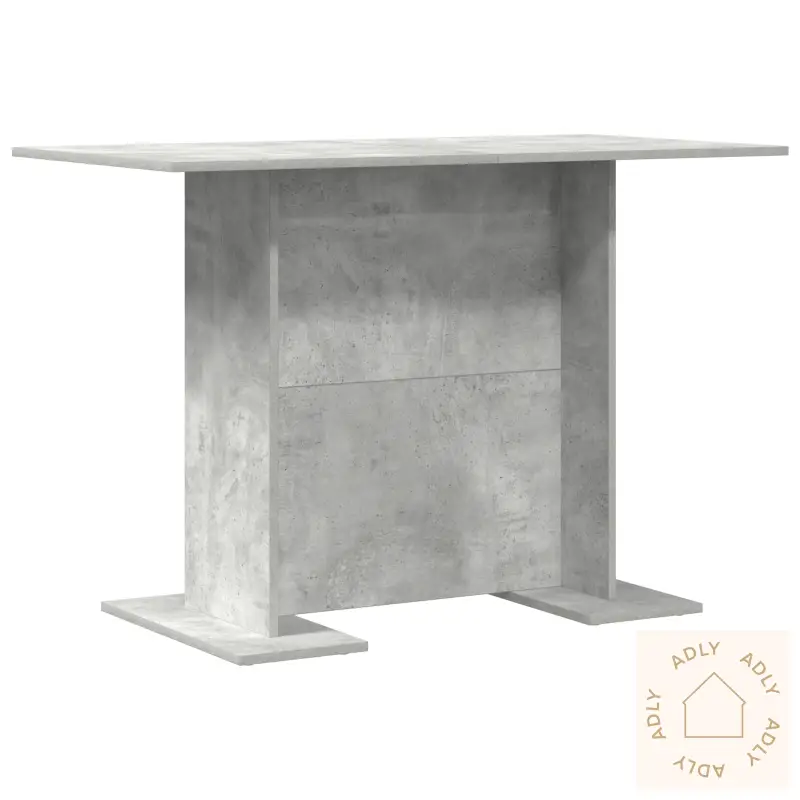 Spisebord Betonggrå 110X60X75 Cm Konstruert Tre
