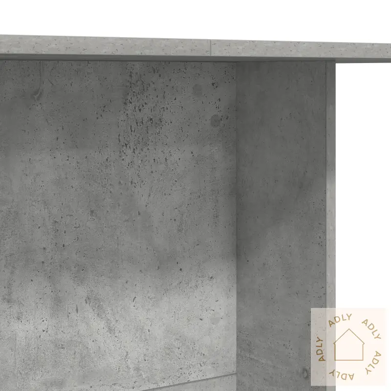 Spisebord Betonggrå 110X60X75 Cm Konstruert Tre