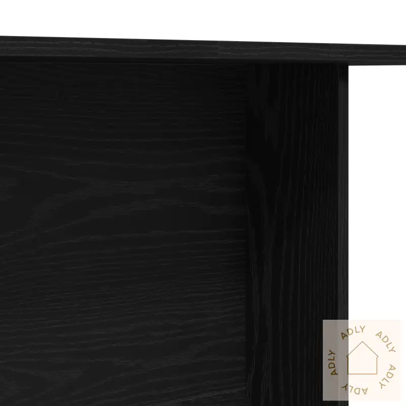 Spisebord Svart Eik 110X60X75 Cm Konstruert Tre