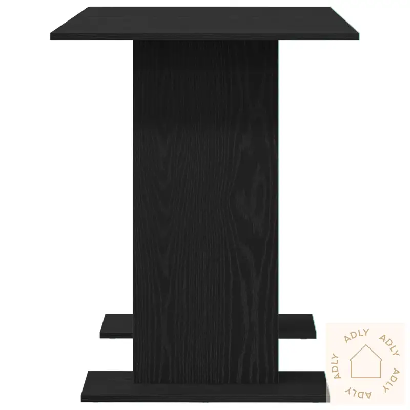 Spisebord Svart Eik 110X60X75 Cm Konstruert Tre