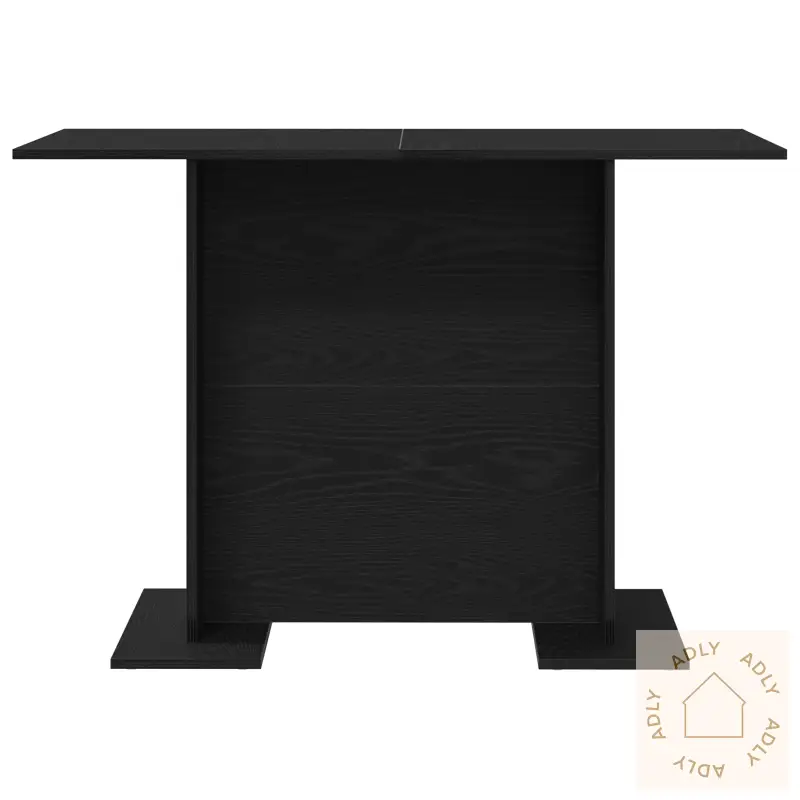 Spisebord Svart Eik 110X60X75 Cm Konstruert Tre