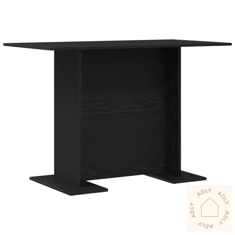 Spisebord Svart Eik 110X60X75 Cm Konstruert Tre