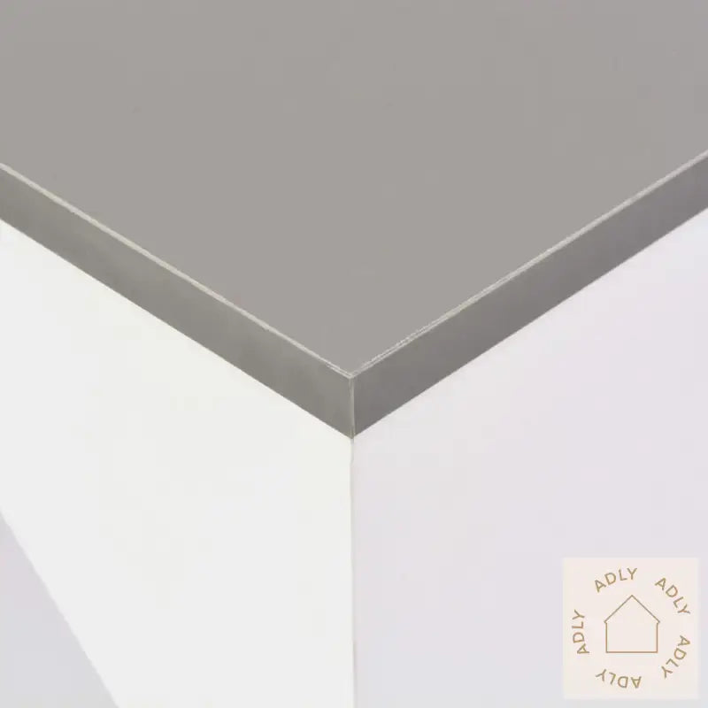 Barbord Med Flyttbar Hylle Hvit 138X39X110 Cm