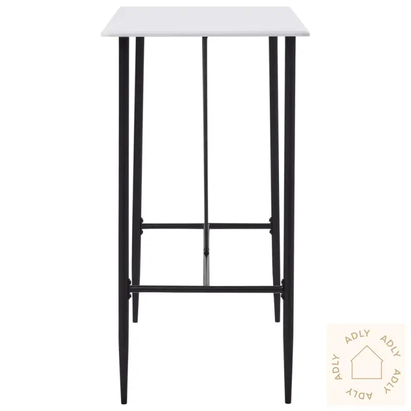 Barbord Hvit 120X60X110 Cm Mdf