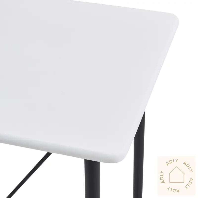 Barbord Hvit 120X60X110 Cm Mdf