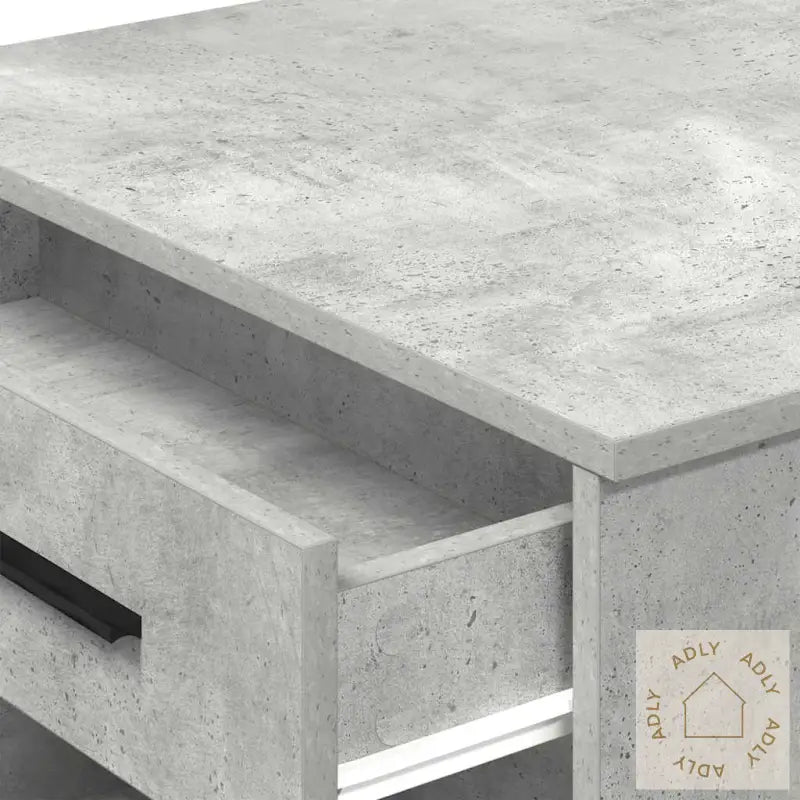 Skrivebord Med Skuff Og Hylle 102X62X77,5 Cm Konstruert Tre