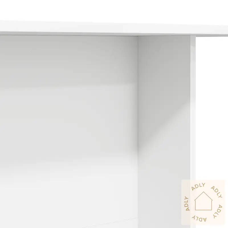 Spisebord Hvit 110X60X75 Cm Konstruert Tre
