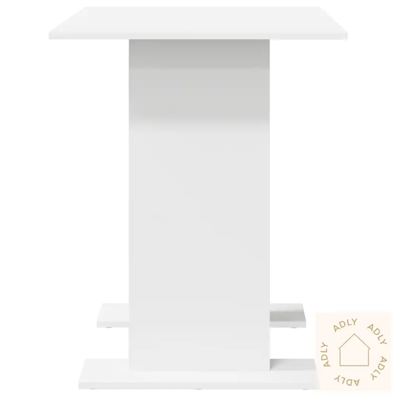 Spisebord Hvit 110X60X75 Cm Konstruert Tre