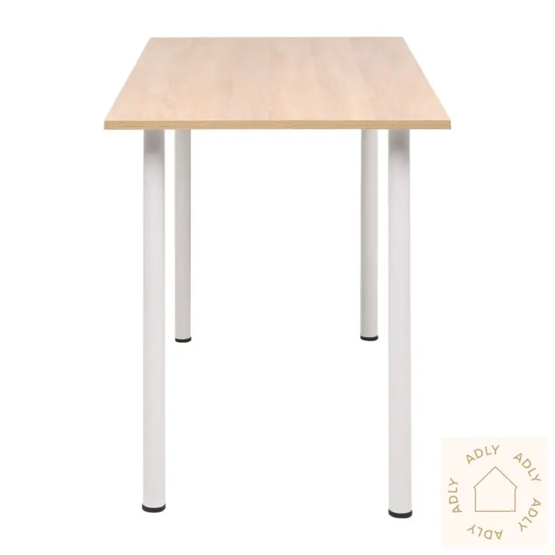 Spisebord 120X60X73 Cm Eik Og Hvit