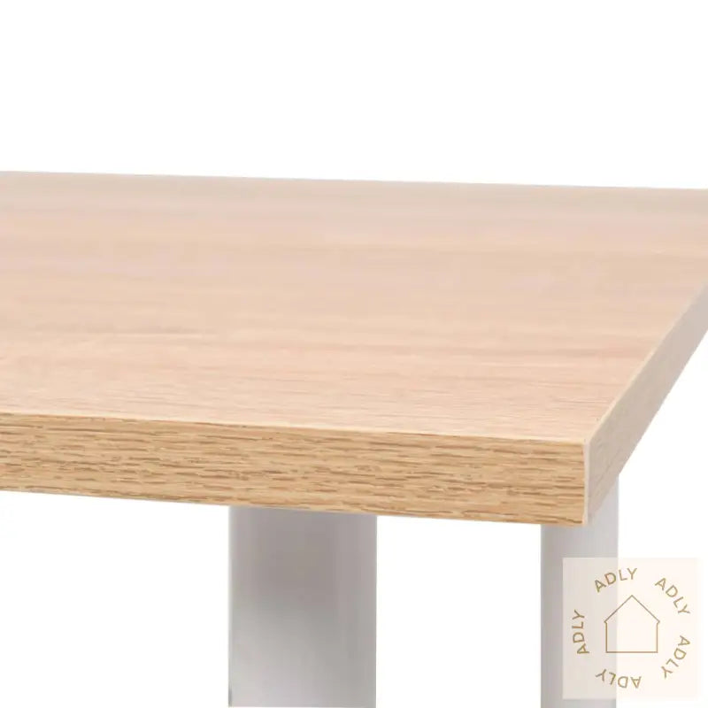 Spisebord 120X60X73 Cm Eik Og Hvit