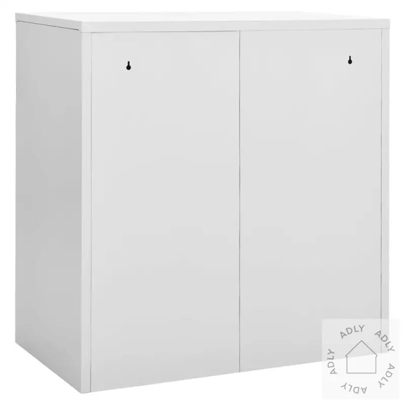 Oppbevaringsskap 2 Stk Lysegrå Og Blå 90X45X92,5 Cm Stål