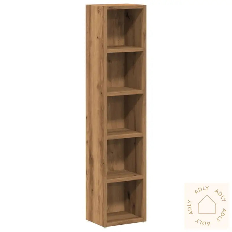 Cd-Skap 2 Stk Artisan Eik 21X16X93,5 Cm Konstruert Tre