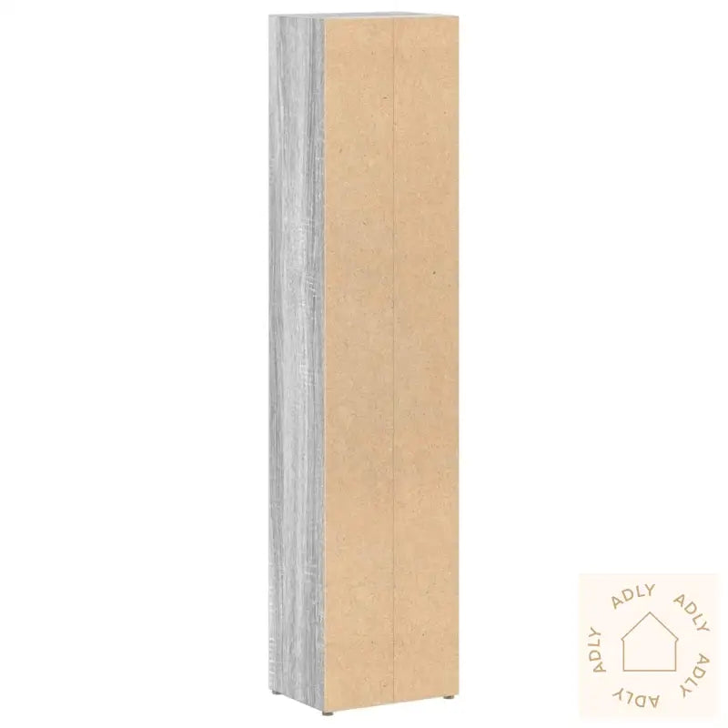 Cd-Skap 2 Stk Grå Sonoma 21X16X93,5 Cm Konstruert Tre