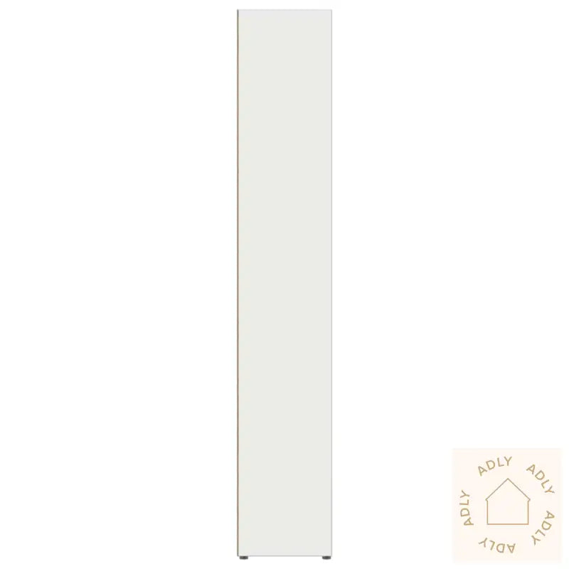 Cd-Skap 2 Stk Hvit 21X16X93,5 Cm Sponplate