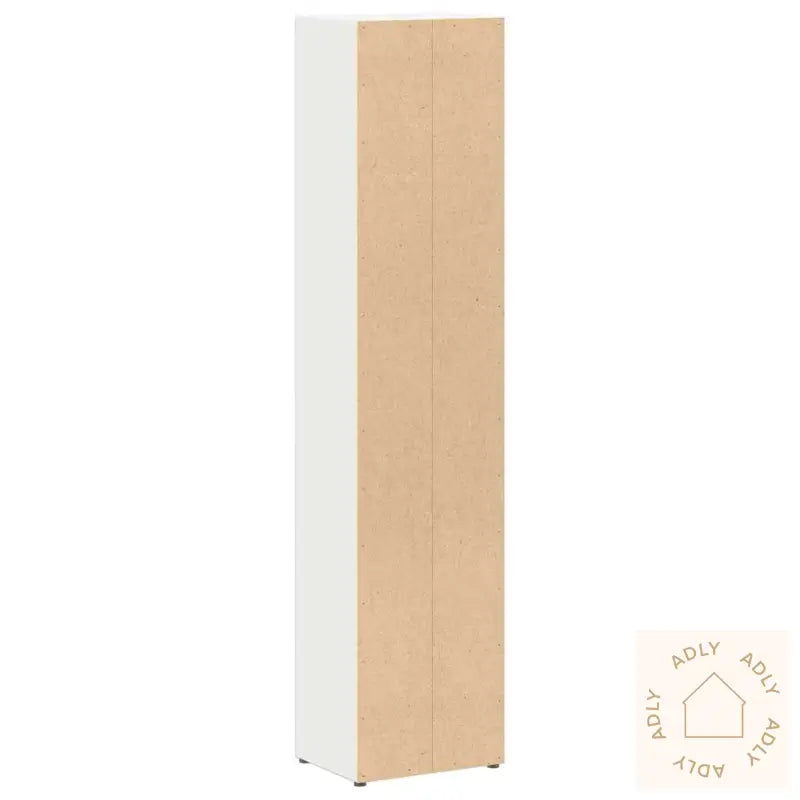 Cd-Skap 2 Stk Hvit 21X16X93,5 Cm Sponplate