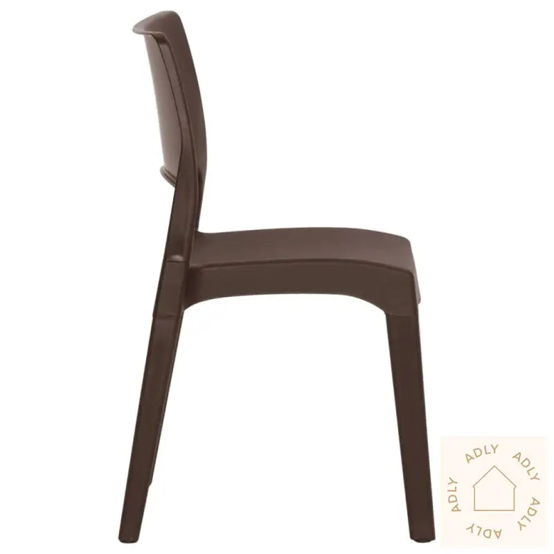 Hagestoler 2 Stk Mokka Polypropylen