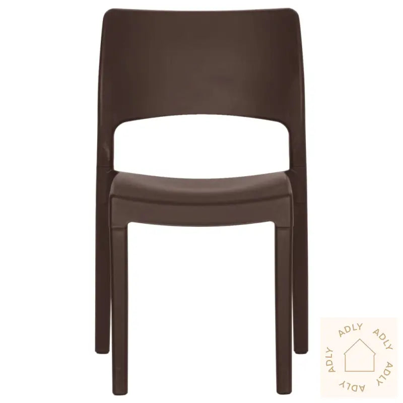 Hagestoler 2 Stk Mokka Polypropylen