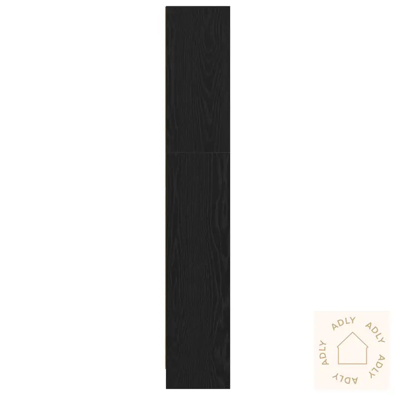 Svart Eik Bokhylle - 60 X 24 X 143 Cm - Laget Av Konstruert Tre