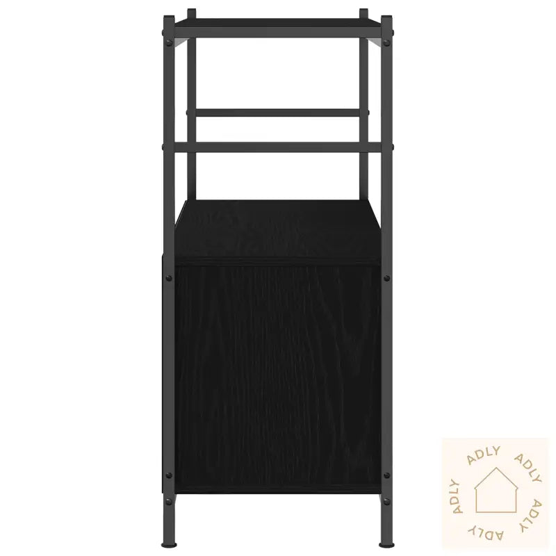 Bokskap Svart Eik 80X30X78,5 Cm Konstruert Tre