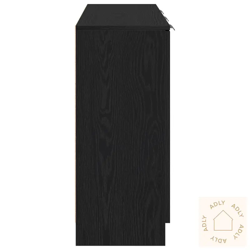 Skap Svart Eik 90,5X30X70 Cm Konstruert Tre