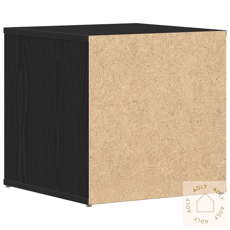 Skuffeskap Svart Eik 40,5X40X40 Cm Konstruert Tre