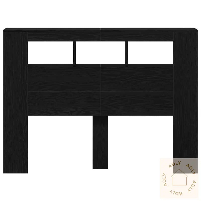Led Hodegavl Svart Eik 140X18,5X40 Cm Konstruert Tre