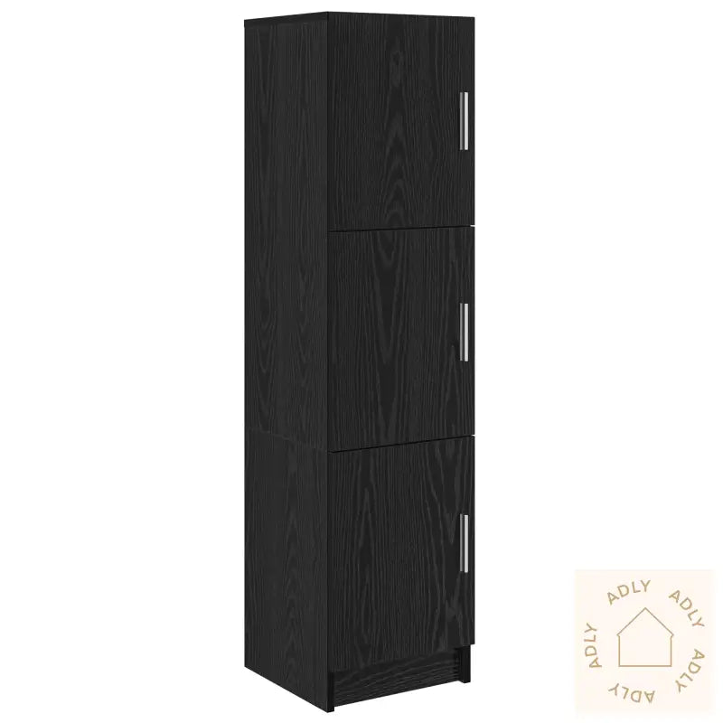 Svart Eik Sideboard Svart Eik Mdf Og Finer Middels Sideboard