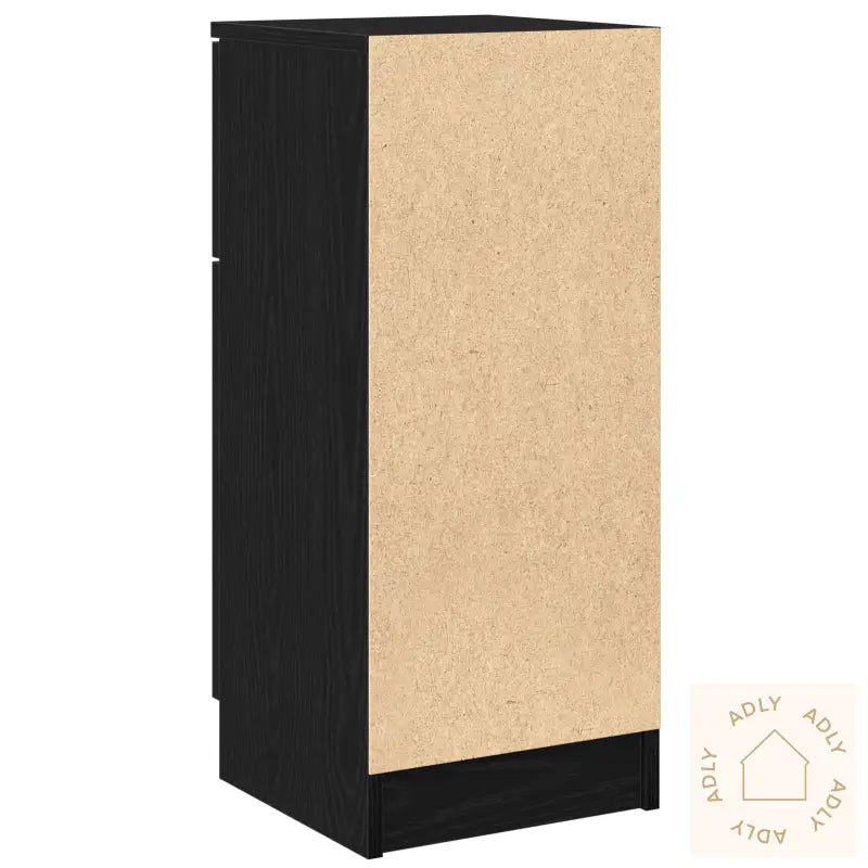 Sideboards 2 Pcs Svart Eik 30X30X70 Cm Konstruert Tre