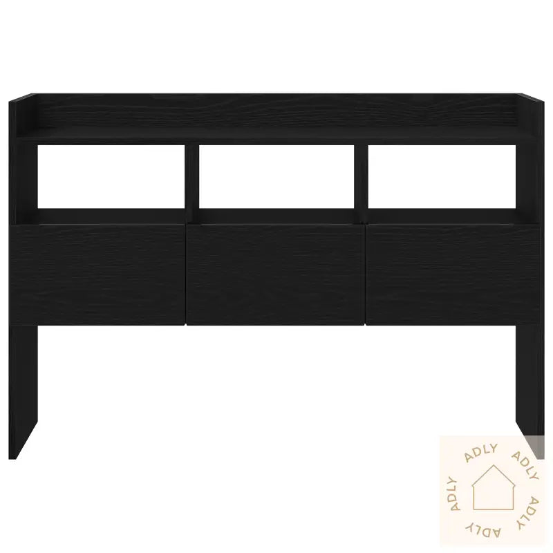 Sideboard Svart Eik 105X30X70 Cm Laget Av Tre