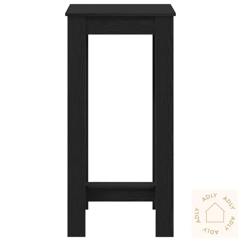 Bar Bord Svart Eike Konstruert Tre 51X50X103,5 Cm
