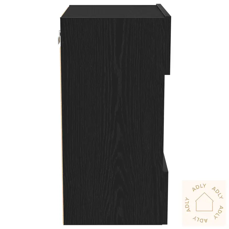 Led Tv Skap Svart Eik 40X30X60,5Cm Konstruert Tre