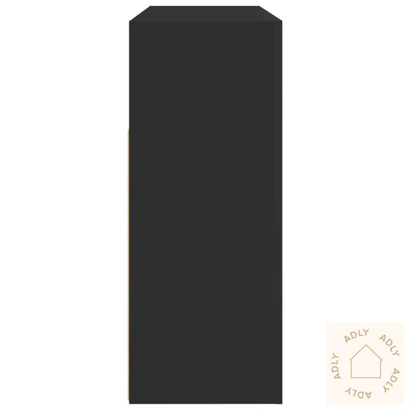 Sideboard Svart Konstruert Tre 116 X 30 X 75 Cm Sideboard
