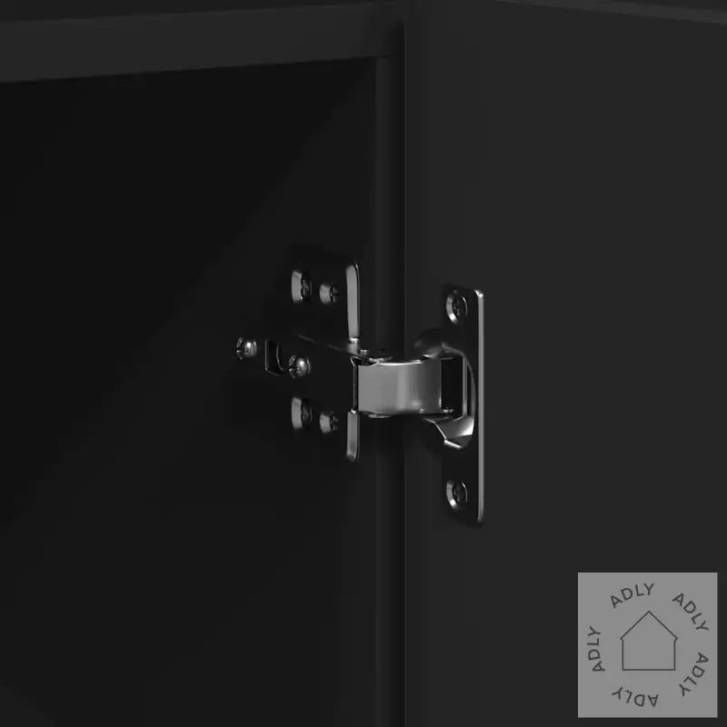 Sideboard Svart Konstruert Tre 116 X 30 X 75 Cm Sideboard