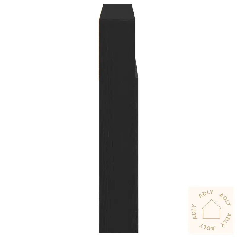 Black Oak Hodegavlskap, 200X19X103.5 Cm, Konstruert Tre