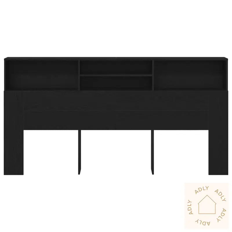Black Oak Hodegavlskap, 200X19X103.5 Cm, Konstruert Tre