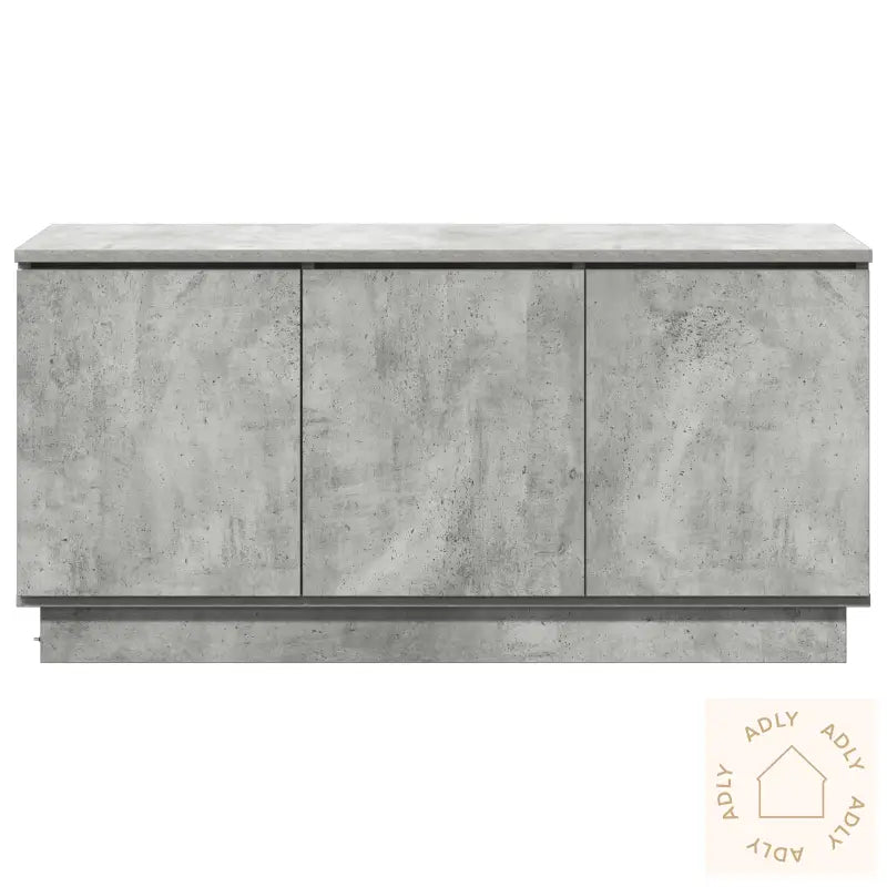 Tv-Skap Betonggrå 100X38X49 Cm Konstruert Tre