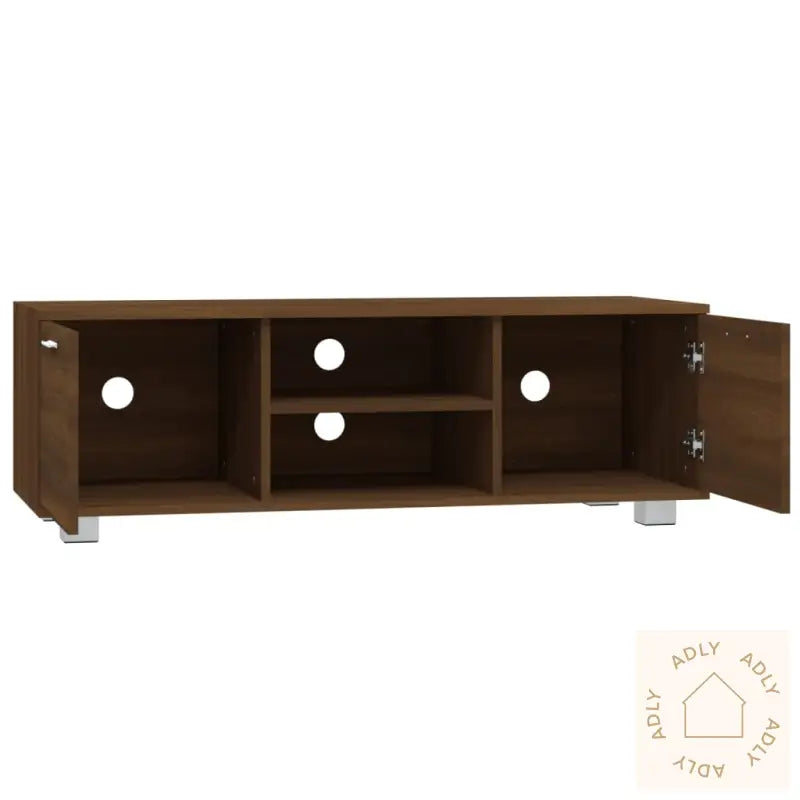 Tv-Benk Sonoma Eik 120X40,5X35 Cm Konstruert Tre