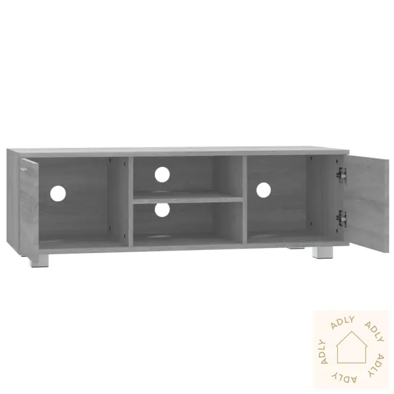 Tv-Benk Grå Sonoma 120X40,5X35 Cm Konstruert Tre