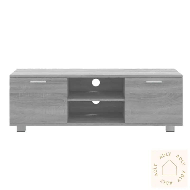 Tv-Benk Grå Sonoma 120X40,5X35 Cm Konstruert Tre