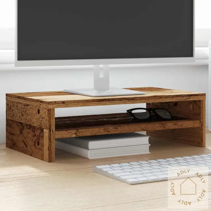 Skjermstativ Gammelt Tre 42X24X13 Cm Konstruert Tre